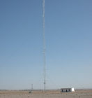 SGS Sertifikası Üçgen Telekom Halatlı Direk Kulesi
